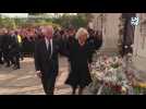 Charles III et Camilla entrent dans le Palais de Buckingham