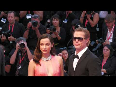 Venice: Ana de Armas and Brad Pitt hit red carpet for 'Blonde'
