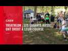 VIDEO. Au Triathlon de Caen, les enfants aussi ont droit à leur course