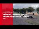 VIDEO. Opération commando avec les nouveaux pompiers du Calvados