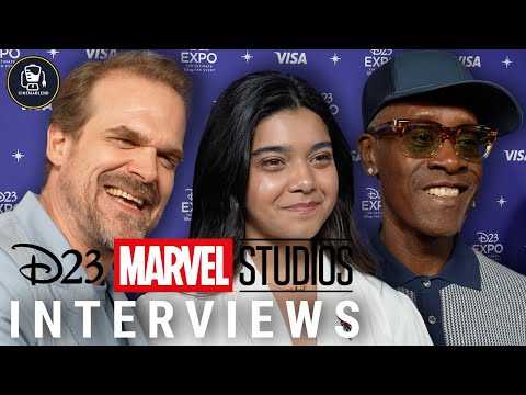 Marvel Studios Interviews at D23 With Brie Larson, David Harbour, Don Cheadle & More