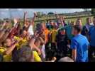 Football (Coupe de France) : la joie de Ligny-Caullery après la qualification pour le 4e tour