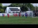 Égalisation de Peruwelz sur un corner d'Heddadji dévié dans son but par Gorez.