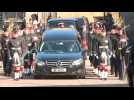 King Charles III leads queen's coffin procession in Edinburgh