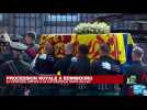 Procession royale à Edimbourg : le cercueil d'Elizabeth II arrive à la cathédrale Saint-Gilles