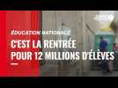 VIDÉO. Éducation nationale : c'est la rentrée scolaire pour 12 millions d'élèves