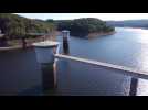 Sècheresse au barrage de la Gileppe : le niveau d'eau au plus bas