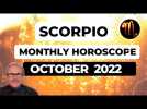 Scorpio October 2022 Monthly Horoscope & Astrology