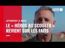 VIDÉO. Attentat du 14-Juillet à Nice : le « héros au scooter » se livre