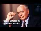Mikhaïl Gorbatchev est décédé à l'âge de 91 ans.