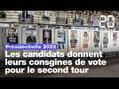 Présidentielle 2022 : Les consignes de vote des candidats pour le second tour