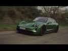The new Porsche Taycan GTS Sport Turismo Design in Mamba Green