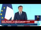 REPLAY - Discours d'Emmanuel Macron, en tête du 1er tour de l'élection présidentielle française