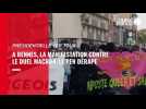 VIDÉO. Présidentielle : à Rennes, la manifestation contre les résultats du premier tour dérape, ses vitrines et du mobilier urbain détruits