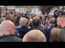 Bain de foule à Carvin pour Emmanuel Macron
