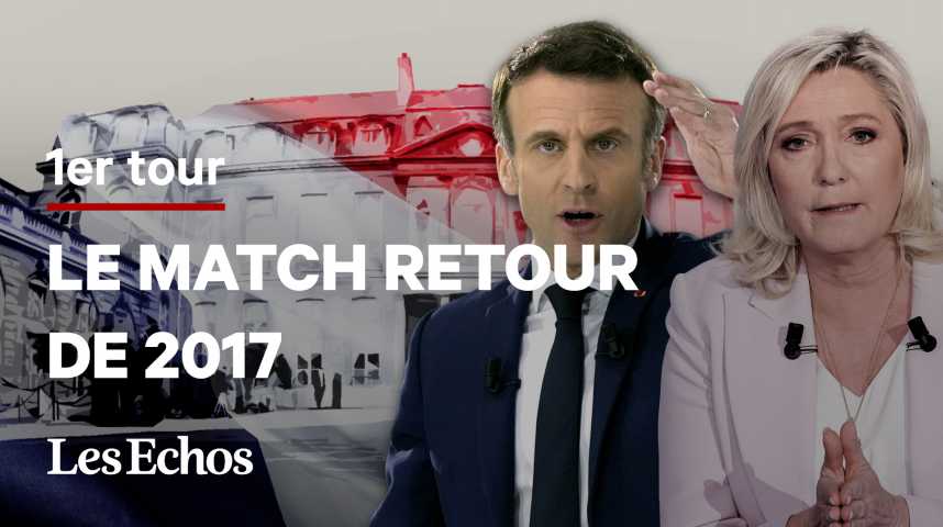 Illustration pour la vidéo Emmanuel Macron et Marine Le Pen qualifiés pour le 2nd tour de la présidentielle