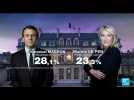 Présidentielle 2022 : Macron (28,1 %) et Le Pen (23,3 %) qualifiés pour le second tour de l'élection