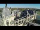 Le château de Chantilly en drone, images de Marc Didier.