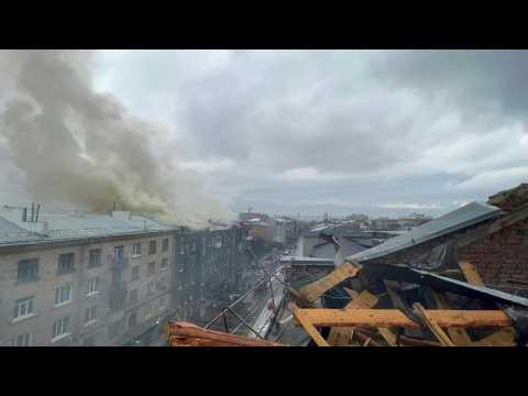 Deadly strikes in east Ukraine city of Kharkiv