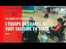 VIDÉO. L'équipe de France de foot-fauteuil est en stage au centre de rééducation et de réadaptation de Kerpape, à PlSmeur
