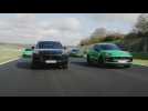 Porsche Taycan GTS Sport Turismo, 718 Boxster GTS 4.0, Macan GTS and Cayenne GTS Driving Video