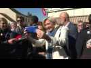 French elections: Le Pen campaigns in Eure-et-Loir region