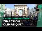 Extinction Rebellion lance une occupation Porte Saint-Denis à Paris, contre 