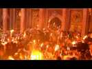 Orthodox Christians celebrate Holy Fire ceremony at the Holy Sepulchre Church