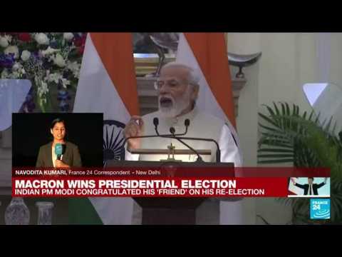 Macron re-elected: Indian PM Modi congratulates his French 'friend'
