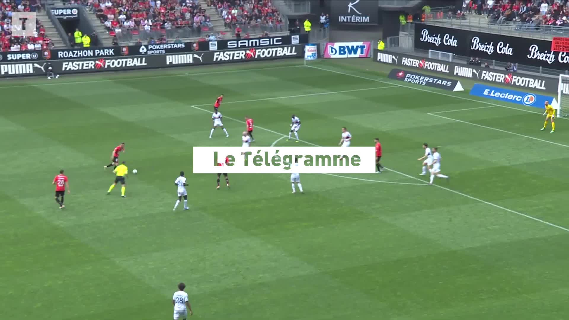 Les buts bretons de la 34ème journée de Ligue 1  (Le Télégramme)