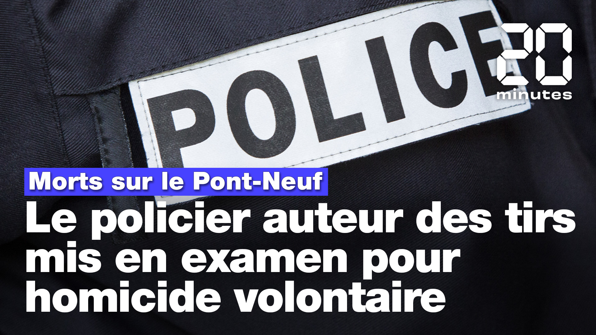 Paris : Le policier qui a abattu deux automobilistes en refus d'obtempérer sur le Pont-Neuf entendu par l'IGPN