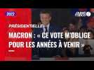 VIDÉO. Présidentielle : Emmanuel Macron se veut être le « Président de tous et toutes » lors de son discours