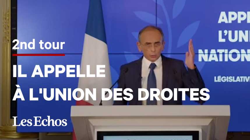 Illustration pour la vidéo Eric Zemmour accable Marine Le Pen