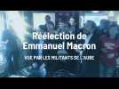 La réélection d'Emmanuel Macron aux côtés de ses militants aubois