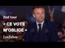 Emmanuel Macron promet « une ère nouvelle » pour le pays
