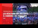 VIDÉO. Présidentielle. La joie des supporters d'Emmanuel Macron, déception et drapeaux en berne dans le camp de Marine Le Pen