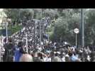 Mourners escort casket of slain journalist to Jerusalem cemetary