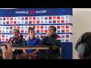 Gaëlle Hermès réagit après la défaite des Bleues en finale du Tournoi des 6 Nations