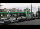 Long queues for fuel in Kyiv