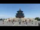 Few tourists at the Temple of Heaven as Beijing tightens Covid restrictions