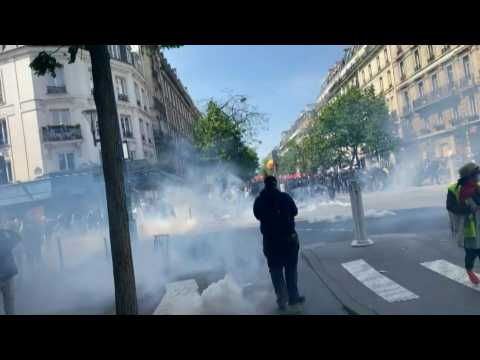 May Day rally turn violent during procession in Paris