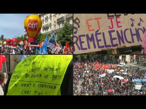 May Day demonstration kicks off at Paris' Place de la République