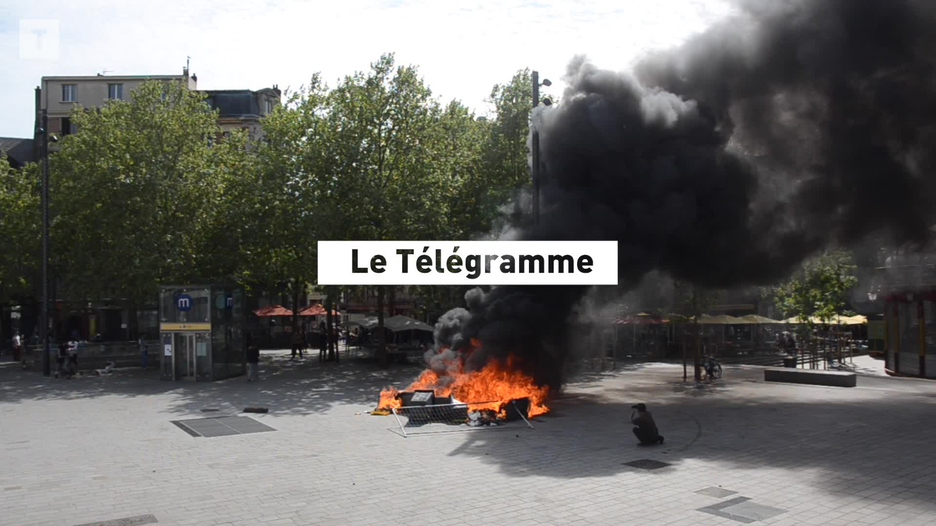 À Rennes, environ 250 personnes à la manifestation interdite (Le Télégramme)