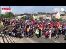 VIDÉO. À Quimper, plus de 600 personnes participent au défilé du 1er mai