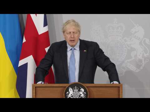 UK PM Johnson unveils £300 million in new military aid in speech to Ukraine parliament
