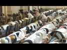 Saudis pray at Al Rajhi mosque in Riyadh to mark Eid
