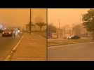 Iraq shrouded in orange amid series of dust storms
