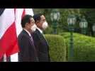 Thai PM Prayut Chan-o-cha welcomes visiting Japanese PM Fumio Kishida