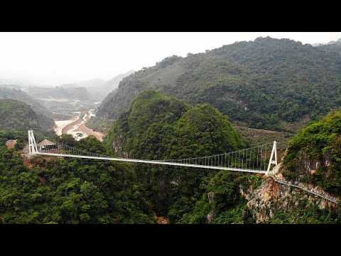 Would you dare to cross the world’s longest glass-bottomed bridge?