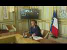 Macron takes part in videoconference on Ukraine
